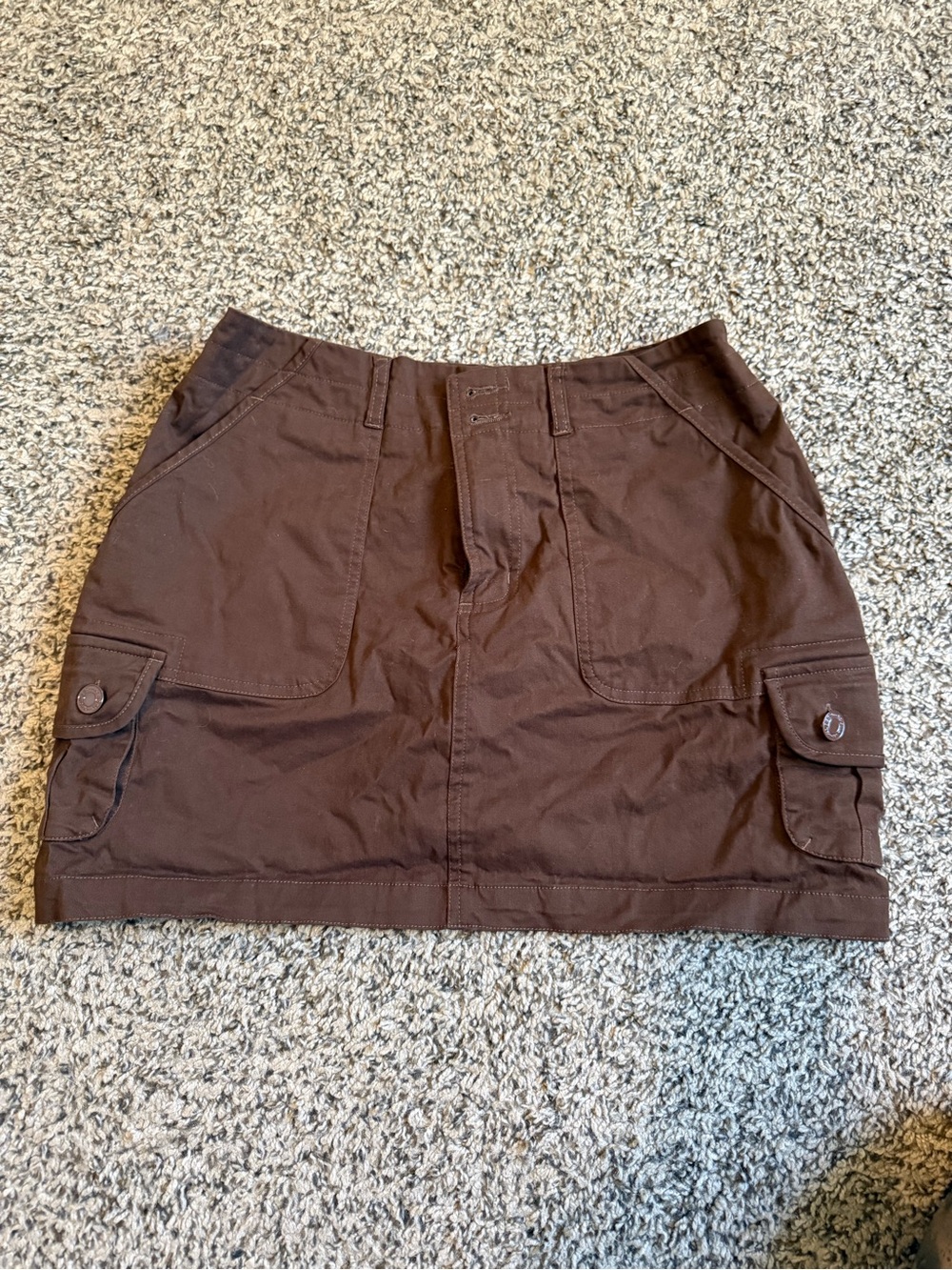 Klassy Network Brown Cargo Skort